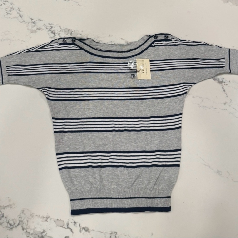 Coastal vibes Guess Striped Sweater size M